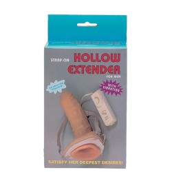 Strap-On Oco Hollow Extender com Vib. 