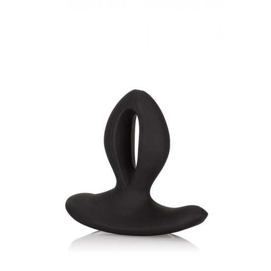 Plug Anal Probe Dual Motor c/ Vibração Silicone Preto