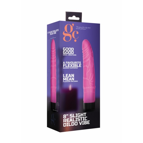 Vibrador Realista Multivelocidades Slight GC 16.5cm Rosa