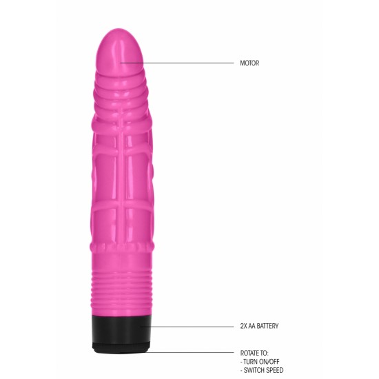 Vibrador Realista Multivelocidades Slight GC 16.5cm Rosa