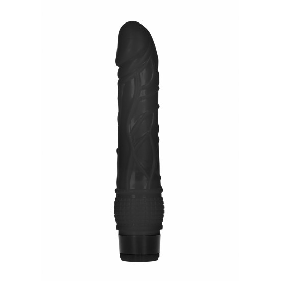 Vibrador Realista Multivelocidades Thin GC 20cm Preto