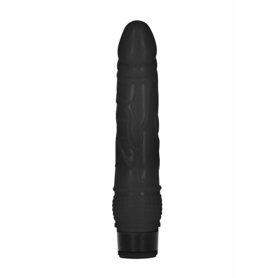 Vibrador Realista Multivelocidades Thin GC 20cm Preto