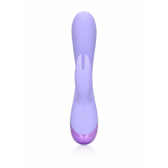  Smooth Silicone Rabbit Vibrator - Digital Lavender