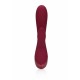  Smooth Silicone Rabbit Vibrator - Dark Cherry
