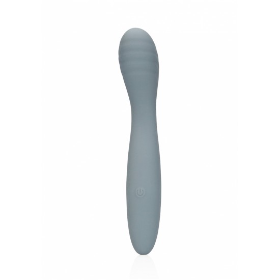  Ultra Soft Silicone G-Spot Vibrator - Basalt Grey