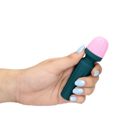 Mini Vibrador tipo Wand - Verde - Loveline