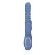 Rotating Beads and Thrusting Rabbit Vibrator - Blue 