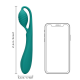 Vibrador de Ponto-G com Esfera Flexivel Silicone - Loveline - Verde