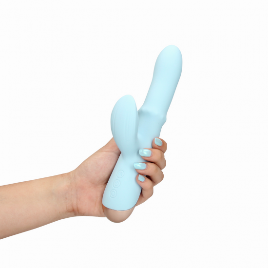 Vibrador Pulsante do tipo Rabbit com Anel interno que Sobe-e-Desce