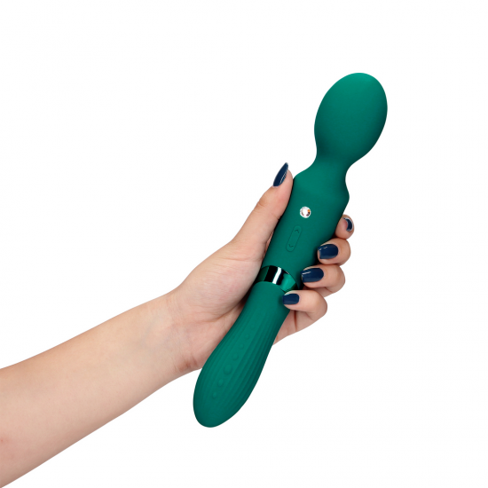 Vibrador Wand Dupla - Loveline - Teal