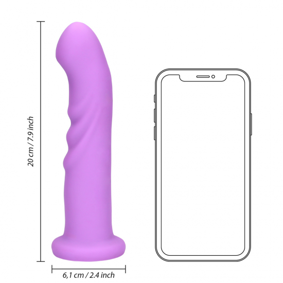 Vibrador Rotação e Ventosa - Loveline - Roxo