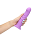 Vibrador Rotação e Ventosa - Loveline - Roxo