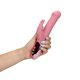 Vibrador Rabbit com Esferas internas Rotativas - Loveline - Rosa