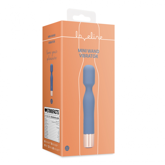 Mini Vibrador tipo Wand - Azul - Loveline