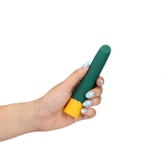 Mini Vibrador Carregamento sem Fio  - Loveline - Verde-Escuro