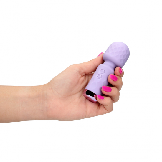 Mini Vibrador tipo Wand - Roxo - Loveline