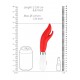 Vibrador Athos Soft Silicone - 10 Vel - Vermelho