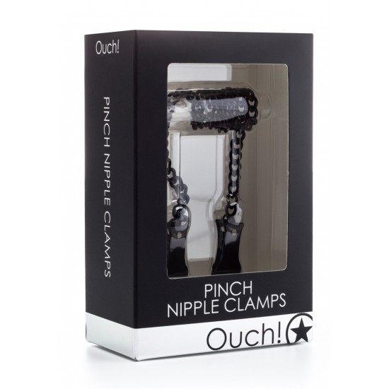 Pinch Nipple Clamps - Black