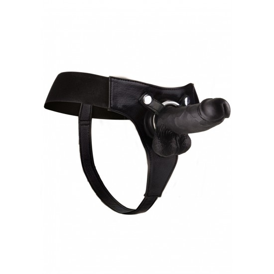 Realistico - 8 - Strap-On - Preto