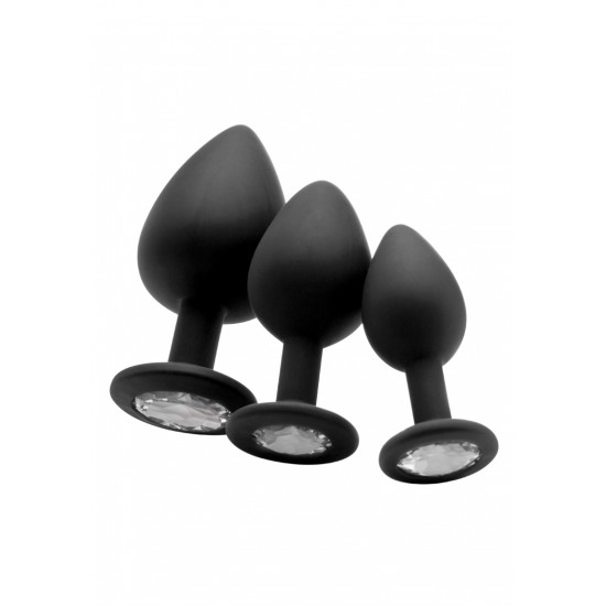 Plug Anal Regular Diamond Preto