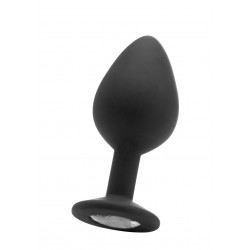 Plug Anal Grande Diamond Preto