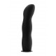 Strap On Deluxe Silicone Dildo Ondulado 20.5cm Preto Ouch!