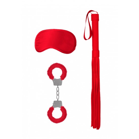 Kit Bondage Iniciante 3pcs Introductory #1 Ouch! Vermelho