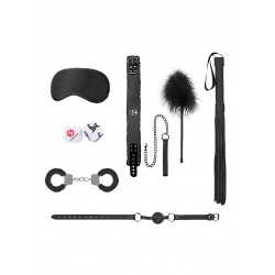 Kit Bondage Iniciante 7pcs Introductory #6 Ouch! Preto