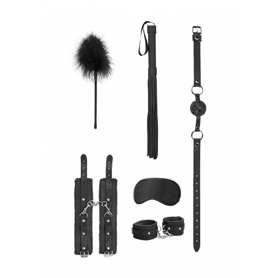 Kit Bondage Principiantes 6pcs Beginners Ouch! Preto