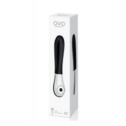 OVO E2 RECHARGEABLE VIBRATOR BLACK