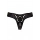 Arnês em Pele Strap-On Deluxe Preto