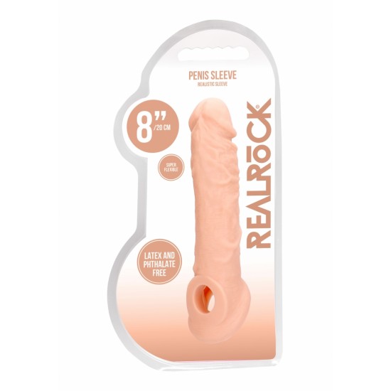 Manga Penis  20 cm - Branco