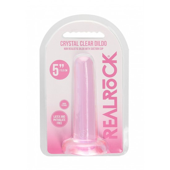 Não Realistico Dildo com ventosa - 13,5 cm - Rosa