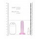 Não Realistico Dildo com ventosa - 13,5 cm - Rosa