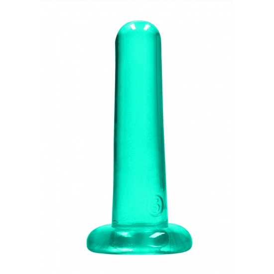 Não Realistico Dildo com ventosa - 13,5 cm - Turquesa