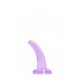 Não Realistico Dildo com ventosa - 11,5 cm - Lilas