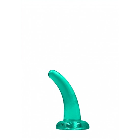 Não Realistico Dildo com ventosa - 11,5 cm - Turquesa