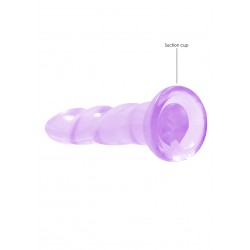 Não Realistico Dildo com ventosa - 17 cm - Lilas