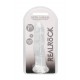 Não Realistico Dildo com ventosa - 17 cm - Clear