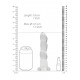 Não Realistico Dildo com ventosa - 17 cm - Clear