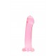  Dildo Não Realistico com ventosa - 17 cm - Rosa