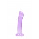  Dildo Não Realistico com ventosa - 17 cm - Lilas