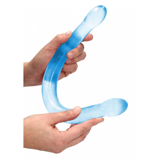  Dildo Não Realistico Duplo - 42 cm - Azul