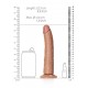 Slim Realistic Dildo with Suction Cup - 8/ 20,5 cm