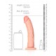 Curved Realistic Dildo with Suction Cup - 8/ 20,5 cm