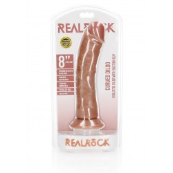 Curved Realistic Dildo with Suction Cup - 8/ 20,5 cm