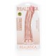 Curved Realistic Dildo with Suction Cup - 9/ 23 cm