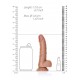 Curved Realistic Dildo  Balls  Suction Cup - 6/ 15,5 cm