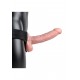 Vibrating Hollow Strap-on with Balls - 7/ 18 cm