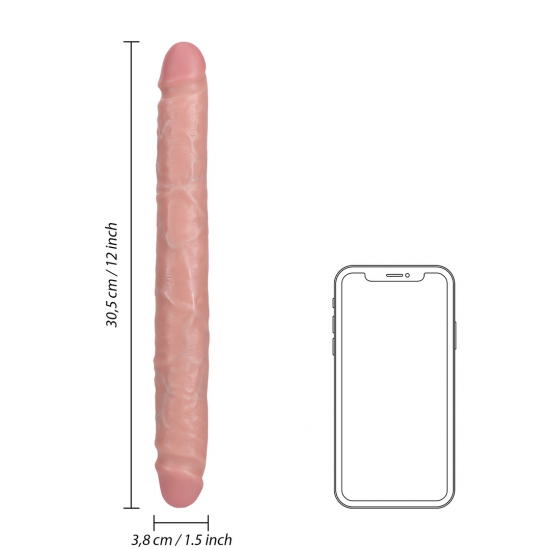 Dildo Realistico Duplo 12`` (30 cm) - Pele